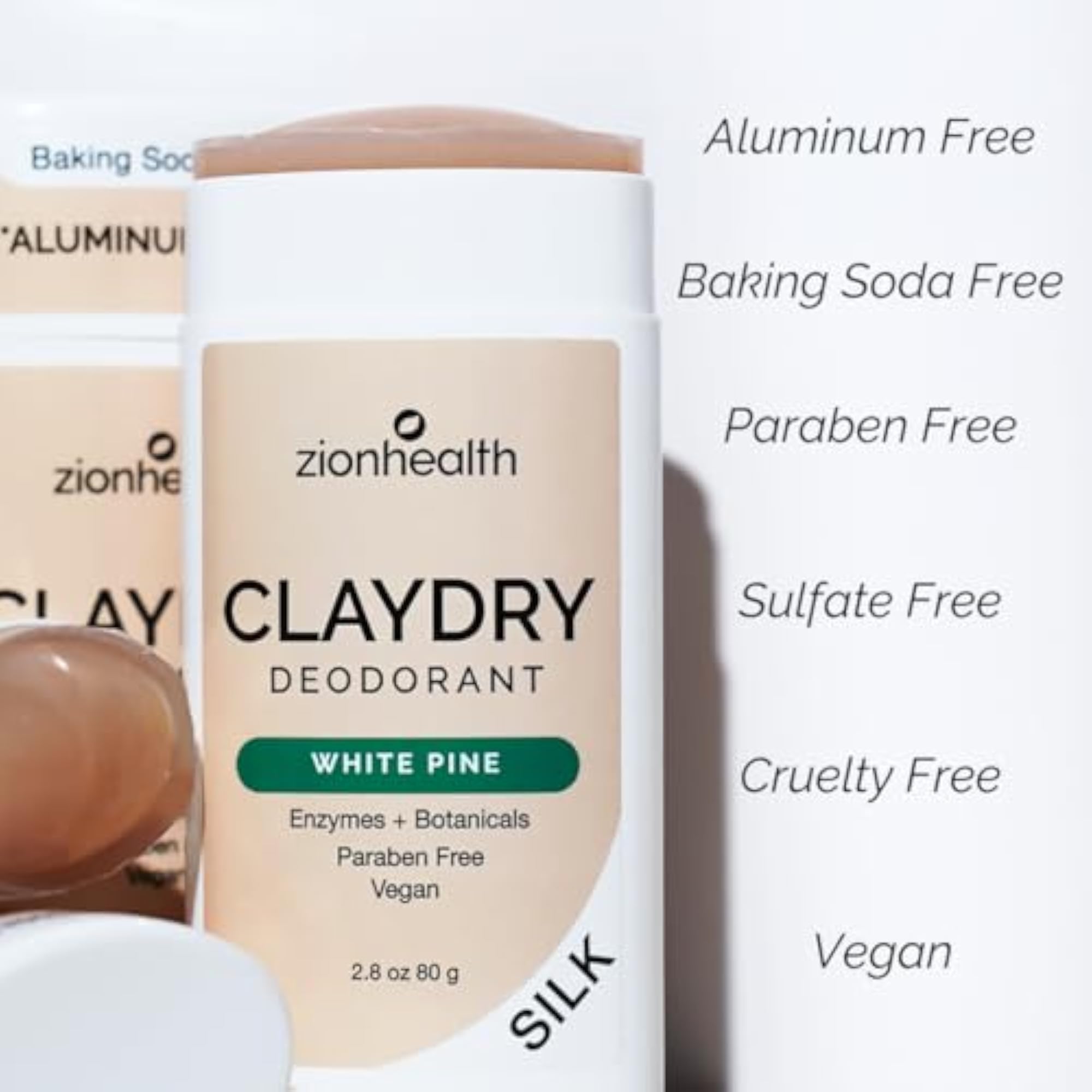 Adama Minerals Clay Deodorant, Citrus Blossom, 2.5 Ounce